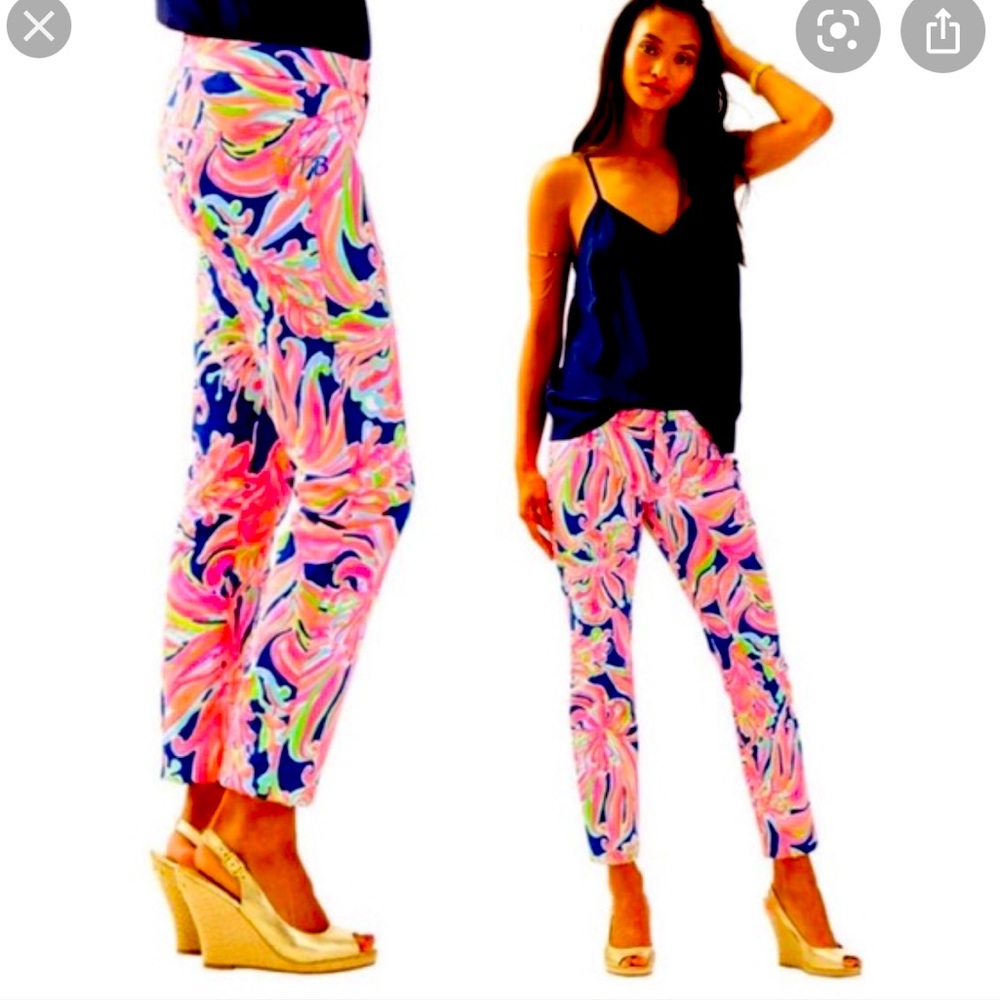 EUC Lilly Pulitzer Kelly Ankle Pants